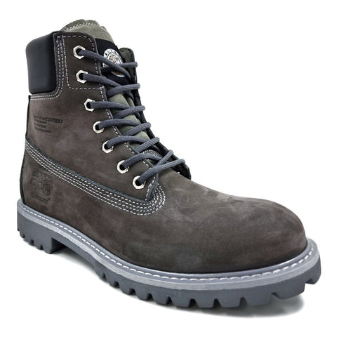 Bota Caribu 784 Nobuck Gris De Montaña-hombre