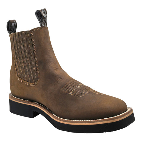 Botas Vaqueras Para Hombre Piel Bulldog Establo 982 Original