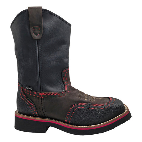Bota Establo 986 Trabajo Casquillo Piel Altas Hombre Vaquera