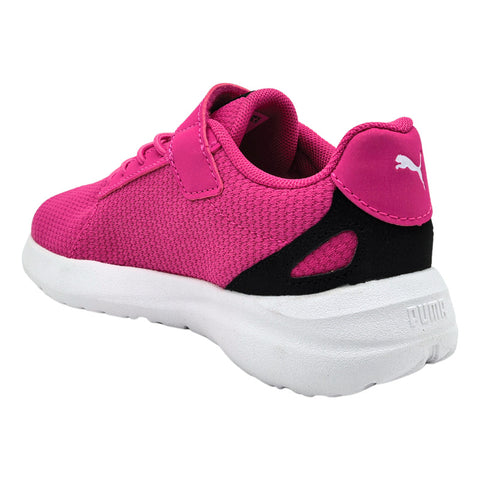 Tenis Puma Soft Cosmic Lt Ac Ps Niña Rosa Blanco  Tallas Pequeñas 402448 04 Infantil 17 Al 21.5 Mx