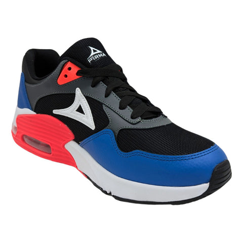 Tenis Para Hombre Pirma Air 5068 Negro Rojo Max