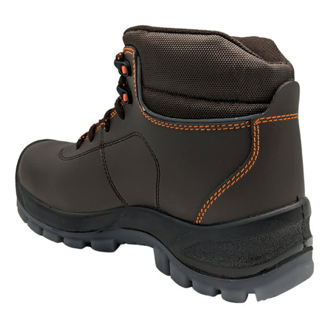 Bota Tactica De Trabajo Con Casquillo Hombre Duty 2218 Cafe