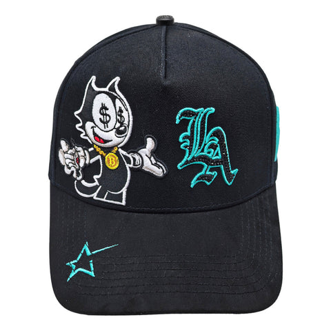 Gorra Cash Only Felix La 018 Negro Snapback Unisex