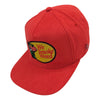 Gorra Cash Only We Smoke Weed Gamuza Roja Snapback 2023 71