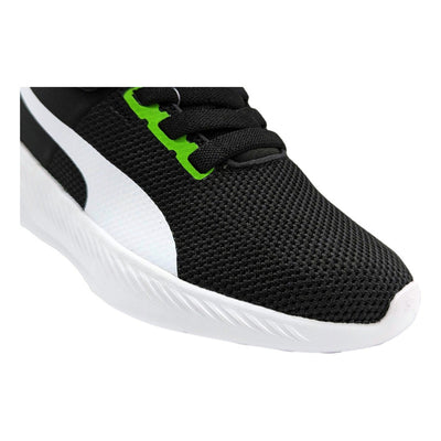 Puma Flyer Runner Color Negro/blanco/verde Niños 17-21 Mx