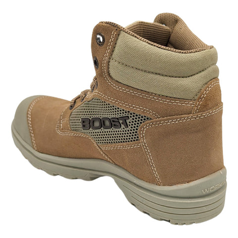 Bota De Seguridad Industrial Con Casco Boost 403g01n- Hombre