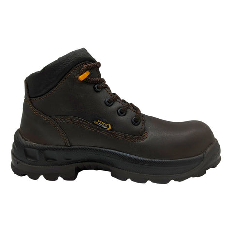 Bota Cliff 0330 Con Casco De Poliamida Cafe-hombre