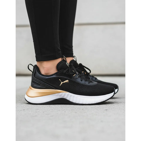 Tenis Puma Softride Sera Mujer 311208 01 Negro Oro Dama