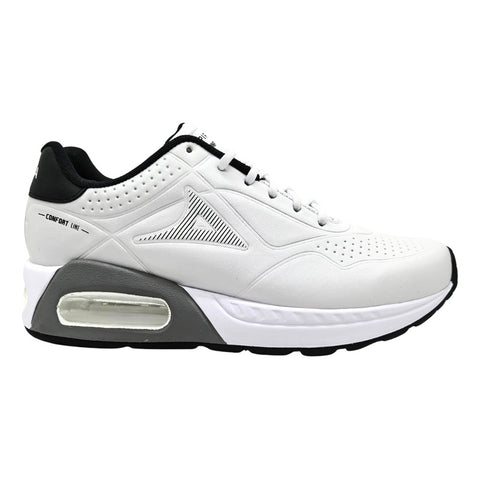 Tenis Pirma Mujer Running Dama Originales Unisex Entrenamiento Blanco Negro 5076 Talla 24, 24.5 Cm