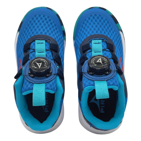 Tenis Ediciones Especiales Pirma Basket Azul Rey 2014 Infantil 15 Al 17.5 Con Cierre De Perilla