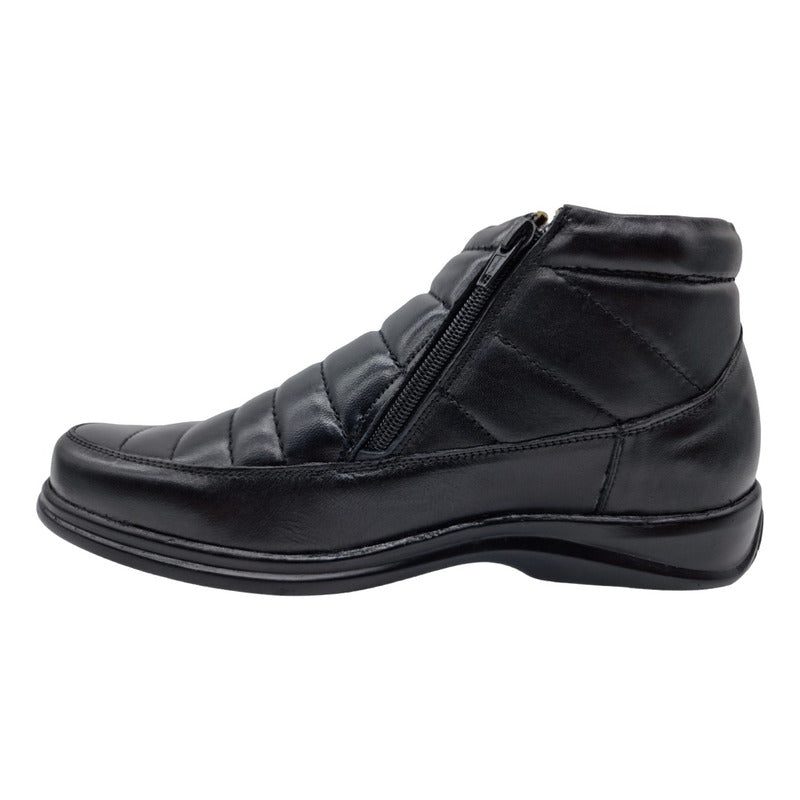 Zapato Botin Piel Borrego Caballero Ka.99 Confort 1091