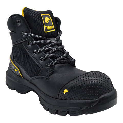 Bota Industrial Hombre Con Casquillo Acero Trabajo Boost 500