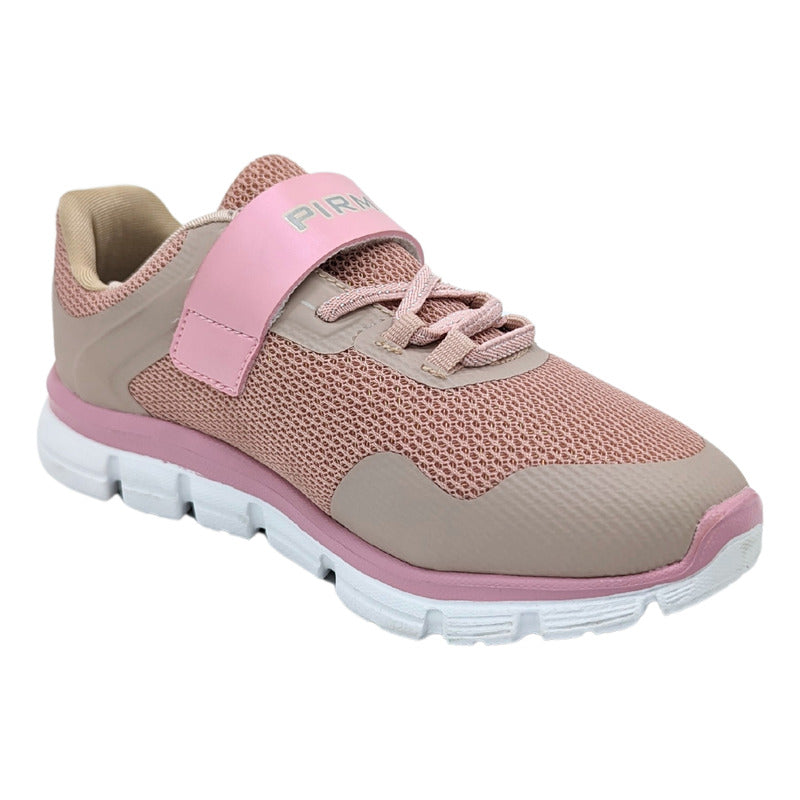 Tenis Deportivo Con Velcro Ajustable Para Niñas Pirma 8508