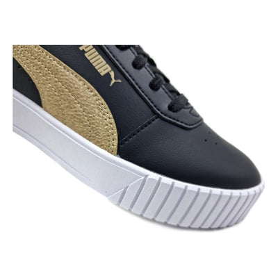 Tenis De Piel Negro Mujer Puma 38762201 Carina 23-25.5 Cm