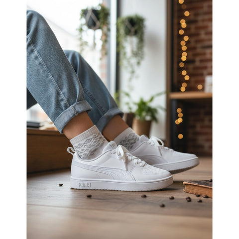 Tenis Puma Rickie Jr Urbano Blanco 384311 01 Para Dama