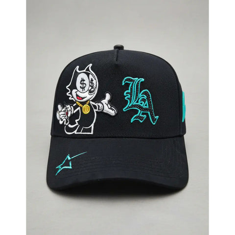 Gorra Cash Only Felix La 018 Negro Snapback Unisex