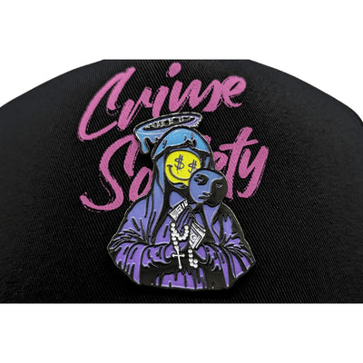 Gorra Cash Only Crime Society Pray Negro 2024 76