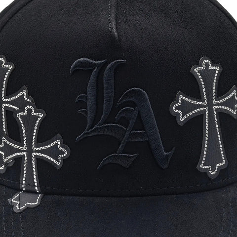 Gorra Cash Only La City Of Stars Negro Gamuza Snapback 046