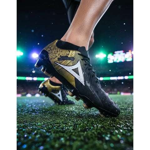 Zapatos Futbol Hombre Pirma 3066 Soccer Mundial Profesional Negro 5 Mx