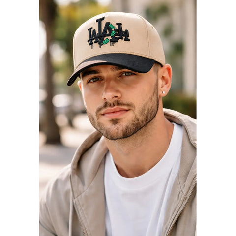 Gorra Cash Only La Money 008 Beige Snapback Unisex
