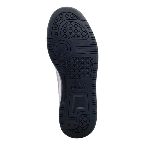 Tenis Puma Rebound V6 Blanco Negro Rosa 392326 38 Dama