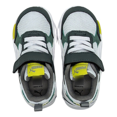 Tenis Puma Trinity Ac+inf Blanco-verde-amarillo 390840 10 Para Niños