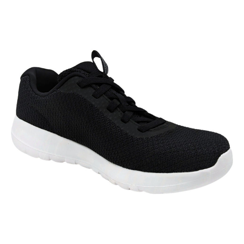 Tenis Skechers Sport Gowalk 124702 Negro Blanco Memory Foam