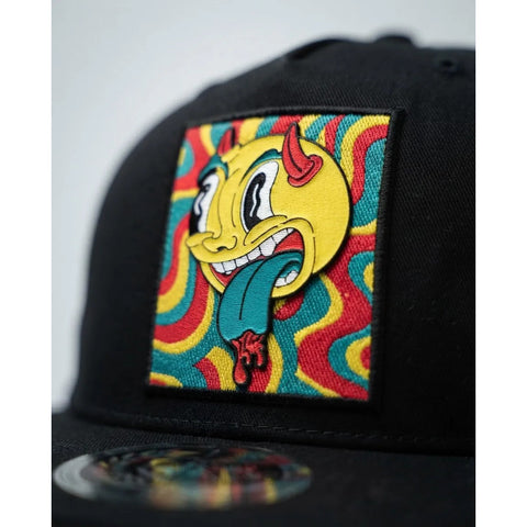 Gorra Antifashion Psycho Demon Negro Snapback 008