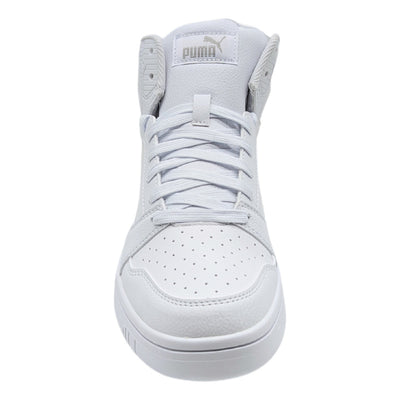 Tenis Juniors Puma Rebound V6 Mid Jr Blanco 393831 05 Joven 22 Al 25