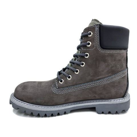 Bota Caribu 784 Nobuck Gris De Montaña-hombre