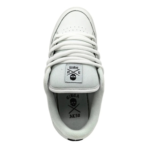 Tenis Circa Al 50 Whbk Skate Cuero Blanco Negro Cuero Hombre