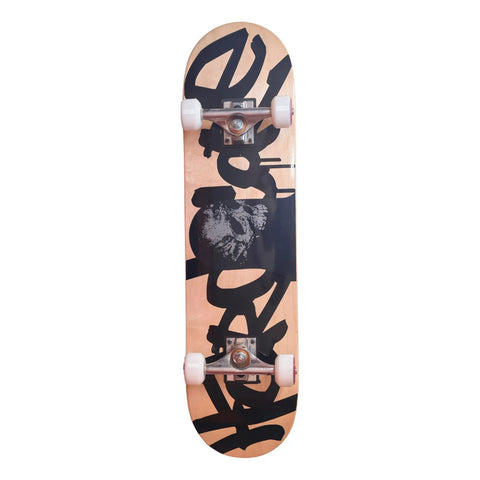 Patineta Antifashion Graff Skull Natural Profesional Unisex