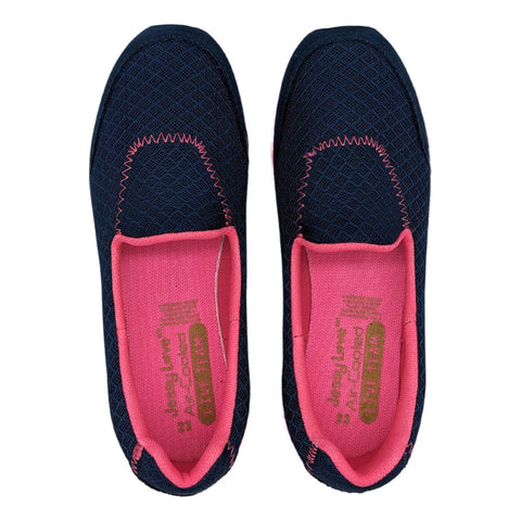 Tenis Jessy Love Slipon Marino-fiusha E-2000 Mujer Adulto.