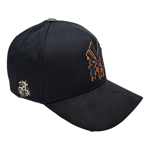 Gorra Cash Only Ny Orange 007 Negro Snapback Unisex
