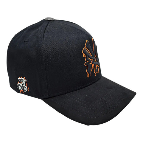 Gorra Cash Only Ny Orange 007 Negro Snapback Unisex