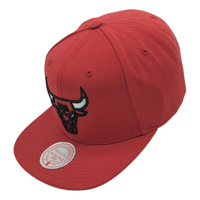 Gorra Mitchell & Ness Bulls Conference Patch Roja 2023 35