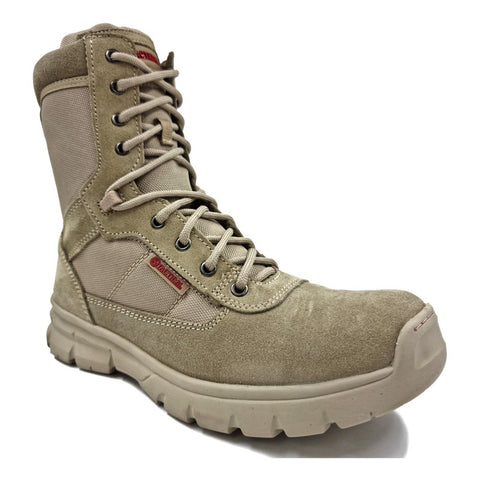 Botas Oc Tactical Caballero Alta Militar 4374 Gamuza Arena