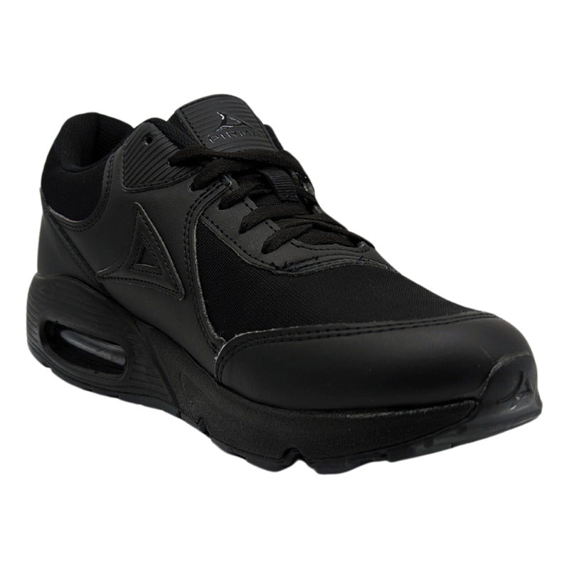 Pirma Tenis Sneakers Confort Fresco Negro Juvenil Modelo 5503