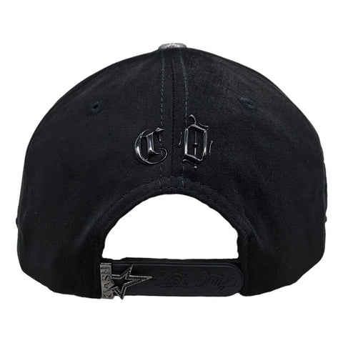 Gorra Cash Only 777 Negro Gamuza 042