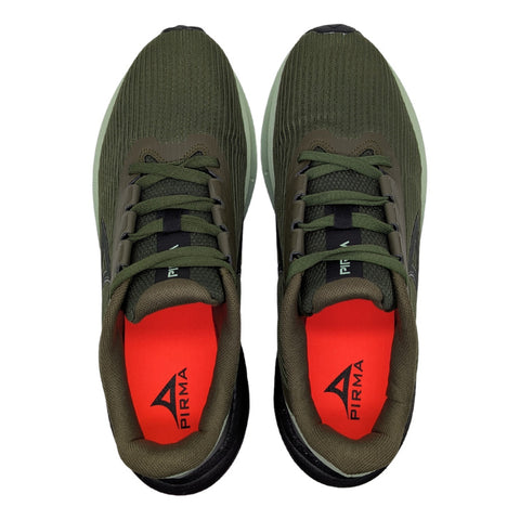 Tenis Hombre Pirma Running Gym Caballero Color Verde Mod 4031