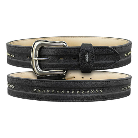 Cinturon Vaquero Piel Res Para Hombre Establo Modelo 107