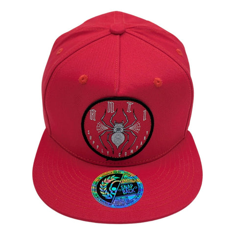 Gorra Antifashion Spider Roja Bordado Algodón 007