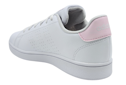 Tenis Adidas  Advantage K Blanco-Rosa IG4255 Para Mujer