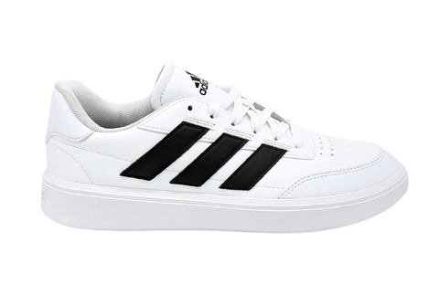 Tenis Adidas CourtBlock Blanco Franjas Negras IF4033 Para Hombre Tenis Sport MX