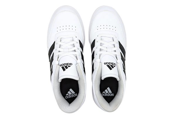 Tenis Adidas CourtBlock Blanco Franjas Negras IF4033 Para Hombre ...