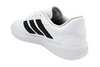 Tenis Adidas CourtBlock Blanco Franjas Negras IF4033 Para Hombre