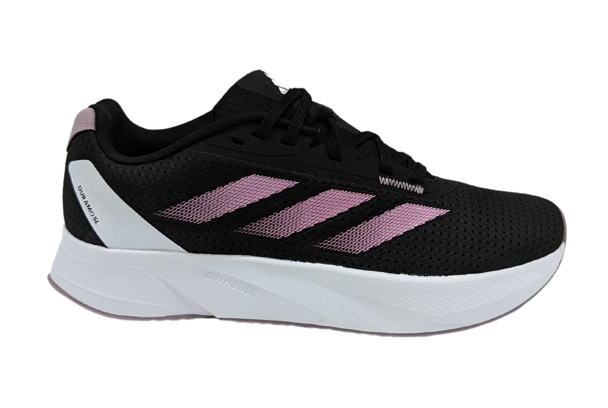 Tenis Adidas Duramo SL W Running Negro Blanco Rosa IE7979 Para Mujer