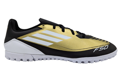 Tenis Adidas F50 Club TF Messi Dorado-Negro IG9330 Para Hombre