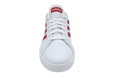 Tenis adidas blanco con rojo sale