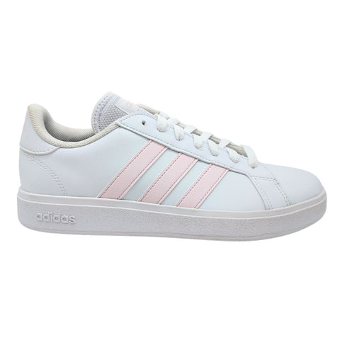 Tenis Adidas Grand Court Base 2.0 Blanco Rosa GW9260 Para Mujer